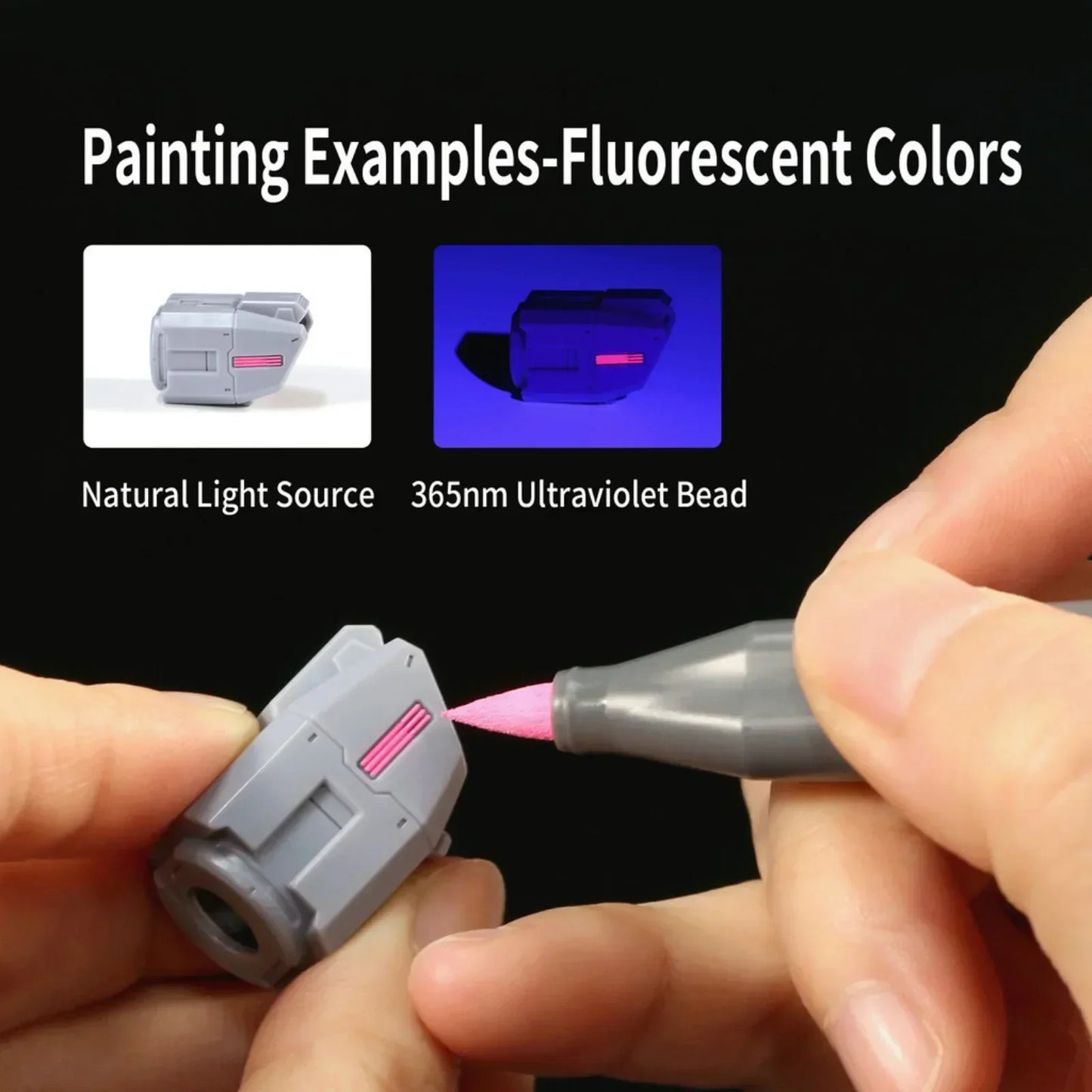 ModelGlow – 8-Color Water-Based Soft Tip Marker Set