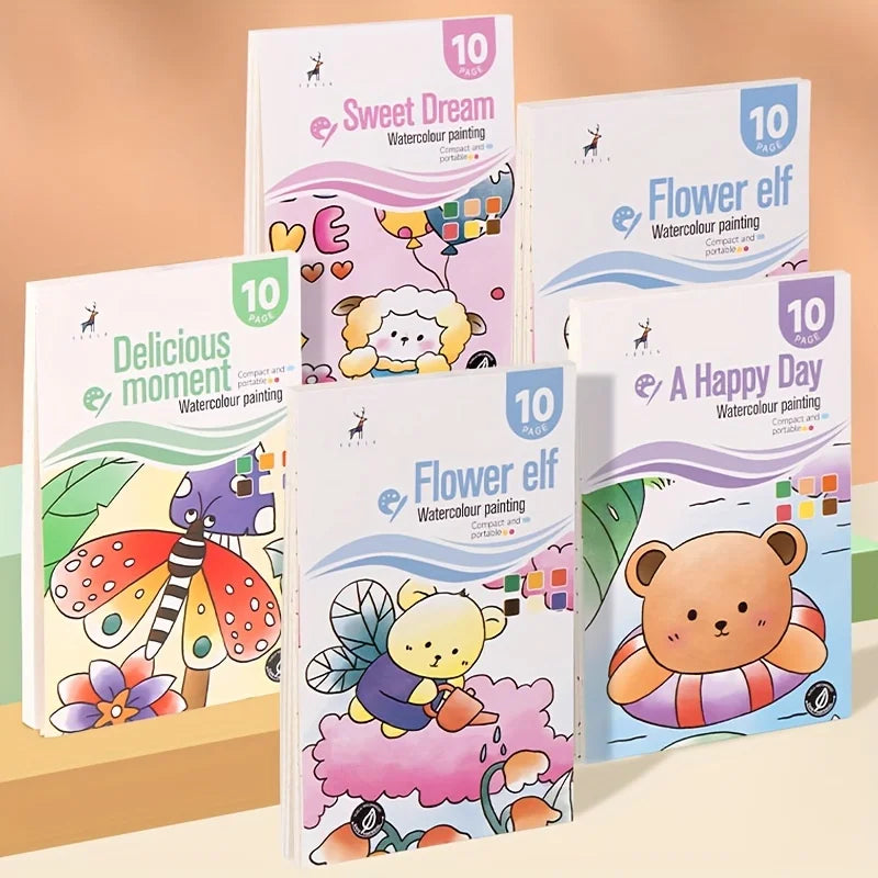 Aquarellia – Watercolor Painting Book Set