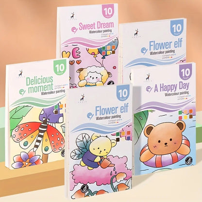 Aquarellia – Watercolor Painting Book Set