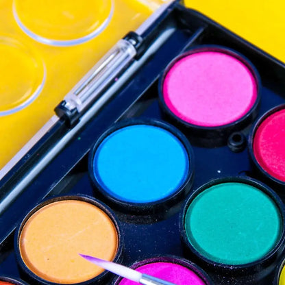 LumiPearl – 24 Colors Metallic Solid Watercolor Paint Set