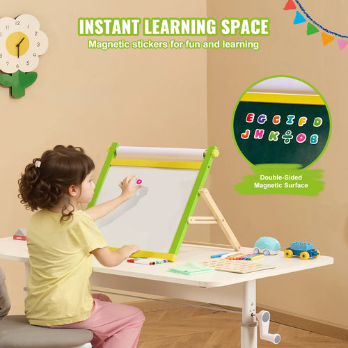 CreatiVista – 3-in-1 Magnetic Wooden Art Easel