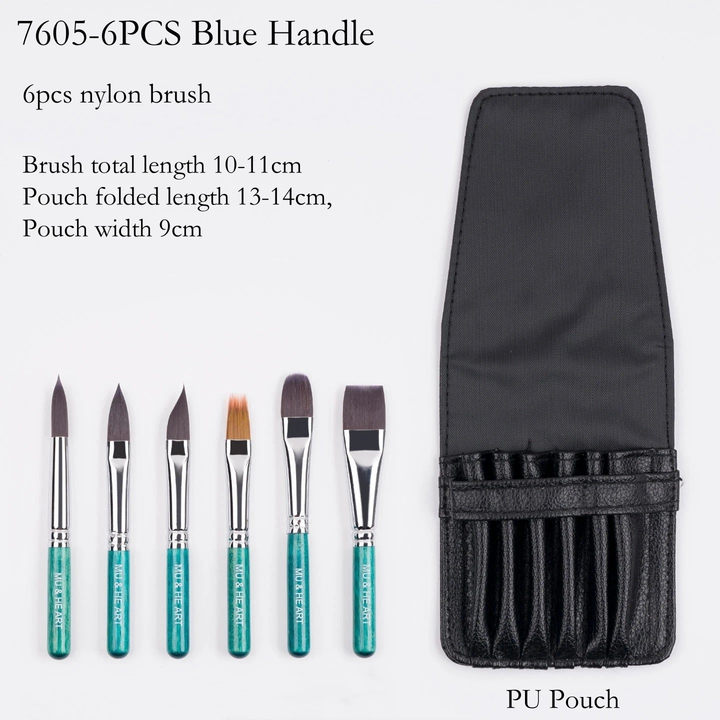MiniPaint – Mini Watercolor Brush Set with Pouch