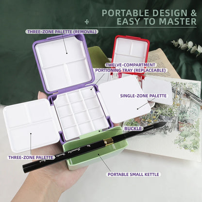 SeamiArt ColorGo – Portable Watercolor Painting Box