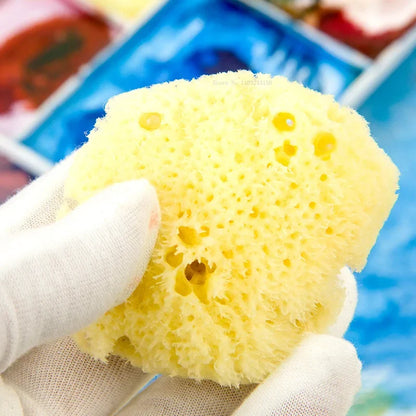AquaSponge – Natural Greek Sponge for Watercolor Painting