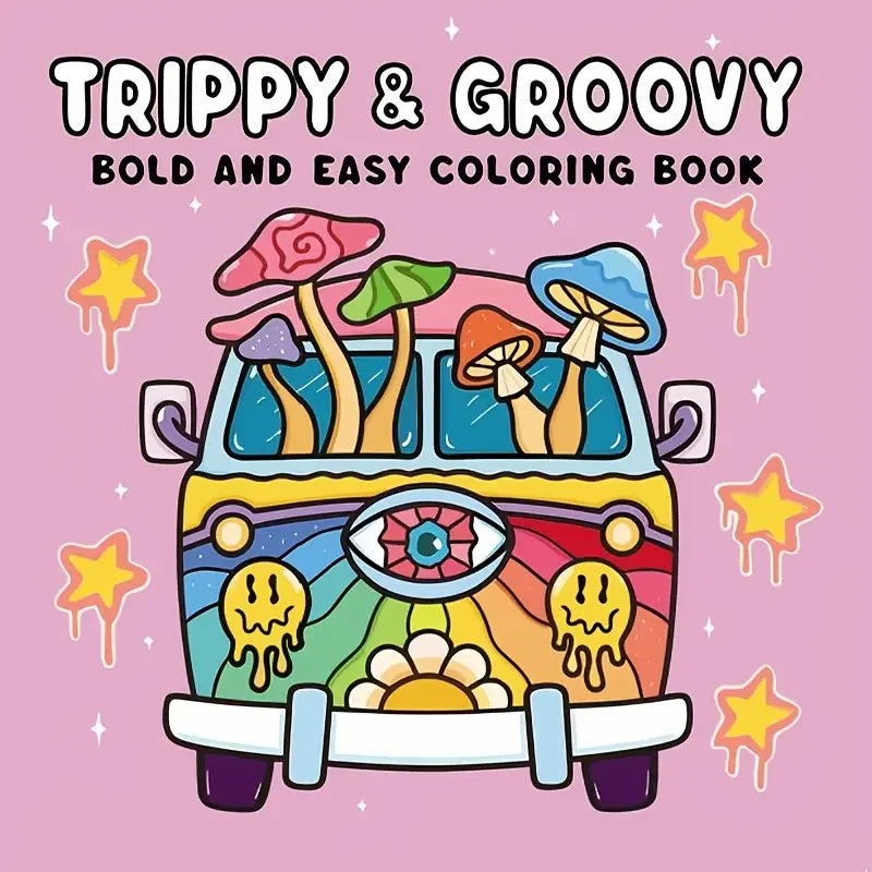 ColorVibe – Trippy & Groovy Adult Coloring Book