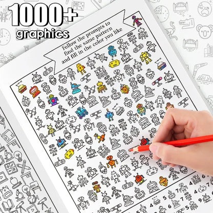 FindQuest – 1000+ Creative Graphics Activity Book for Kids