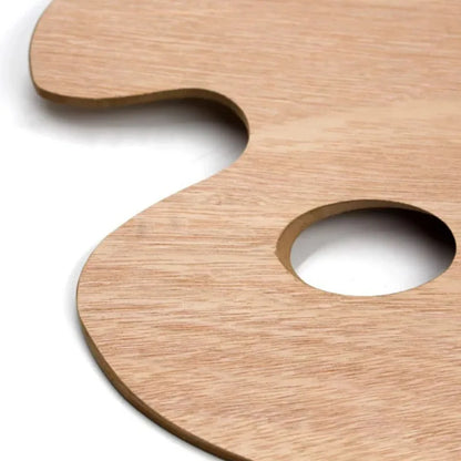 WoodMix – Oval Wooden Painting Palette