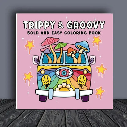 ColorVibe – Trippy & Groovy Adult Coloring Book