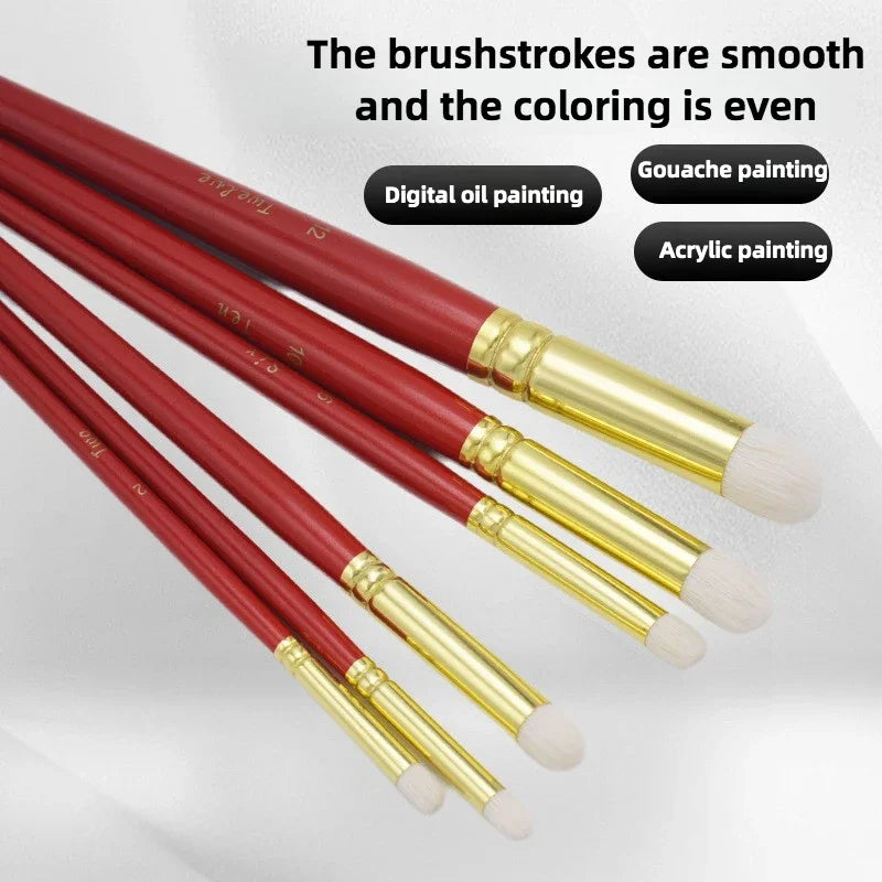 WoolBlend – 6pcs Dry Brush Art Detailing Set
