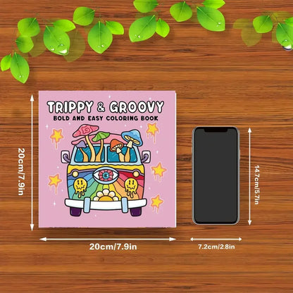 ColorVibe – Trippy & Groovy Adult Coloring Book