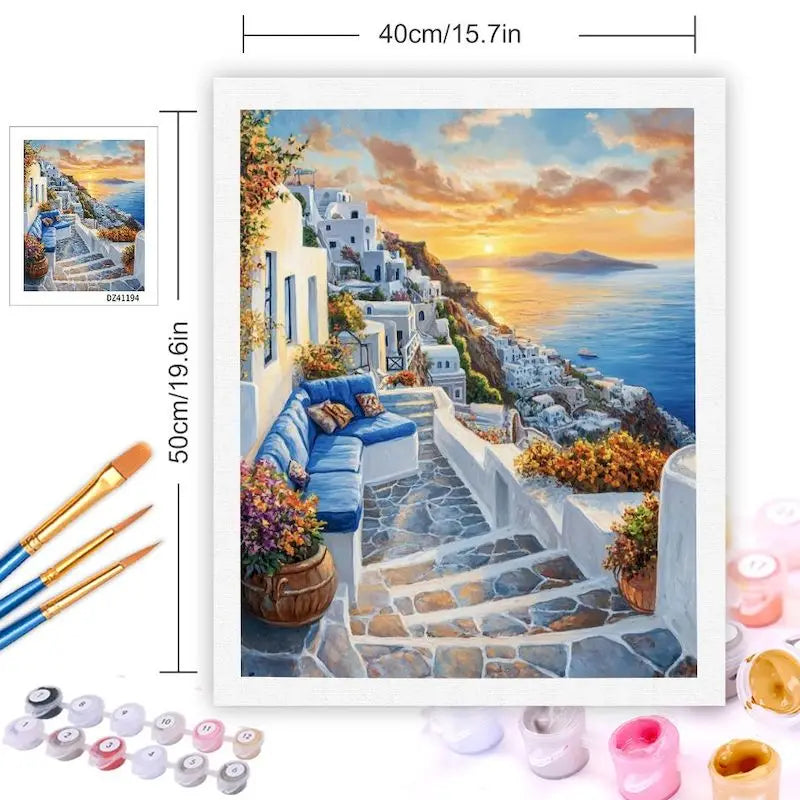 CoastLoom – Seaside Landscape Paint by Numbers Kit