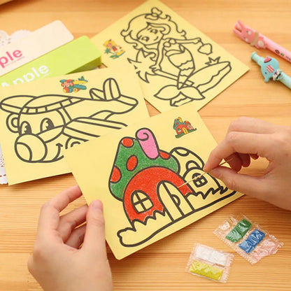 SandSplash – 10-Piece DIY Kids Sand Painting Kit