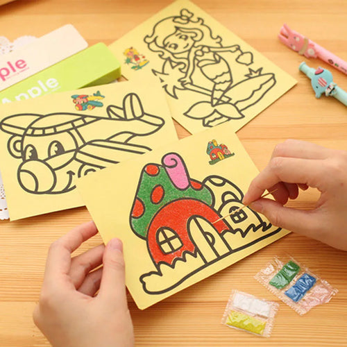 SandSplash – 10-Piece DIY Kids Sand Painting Kit
