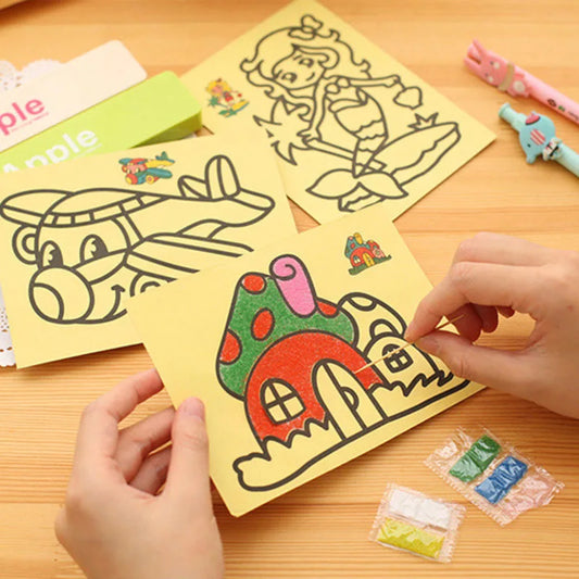 SandSplash – 10-Piece DIY Kids Sand Painting Kit