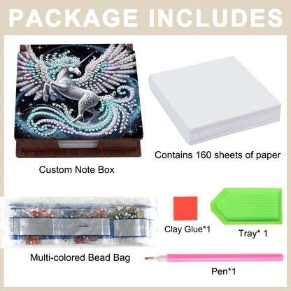 GlimmerNotes – Diamond Art Sticky Note Box Kit