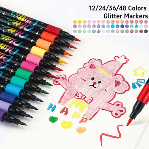 GleamHue – Glitter Art Marker Set