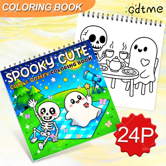 Cdtme SpookDoodle – Halloween Coloring Book for Adults & Kids