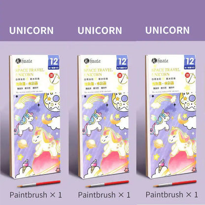 PastelPuff – Kawaii Watercolor Coloring Book Set