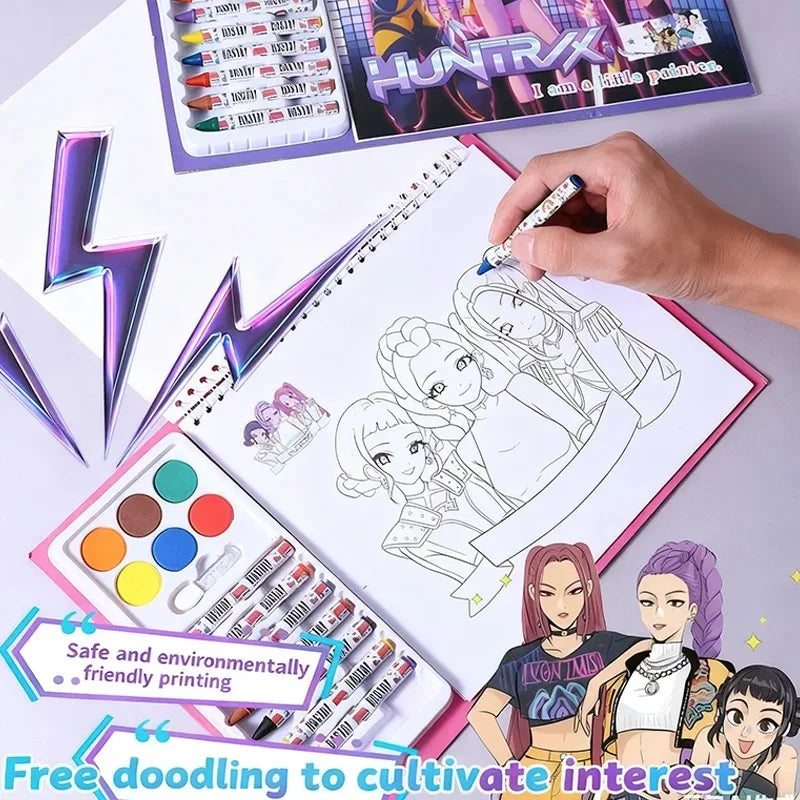 SketchBeat – K-Pop Demon Hunters Coloring & Tracing Book