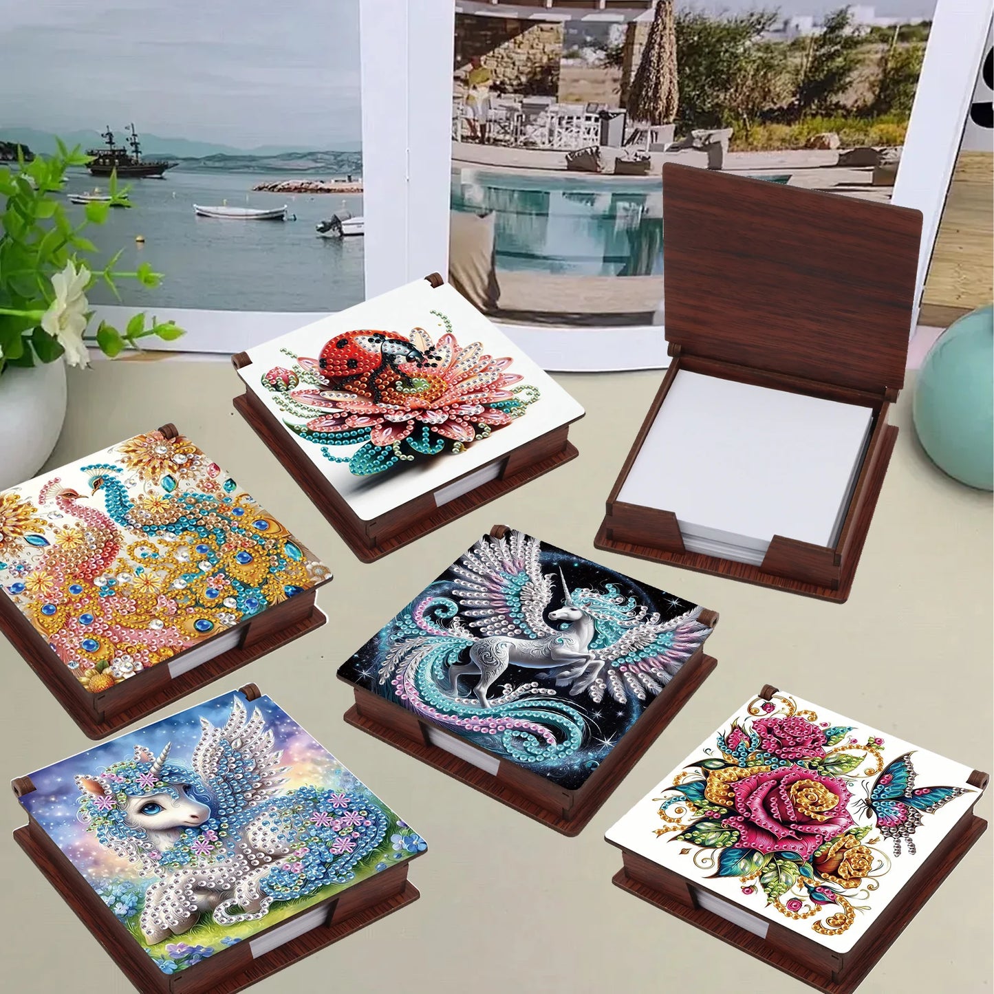 GlimmerNotes – Diamond Art Sticky Note Box Kit