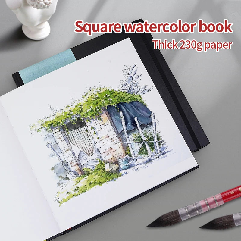 AquaSquare – Medium Grain Watercolor Paper Book