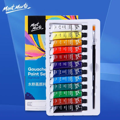 Gouache Paint 12 Color Set