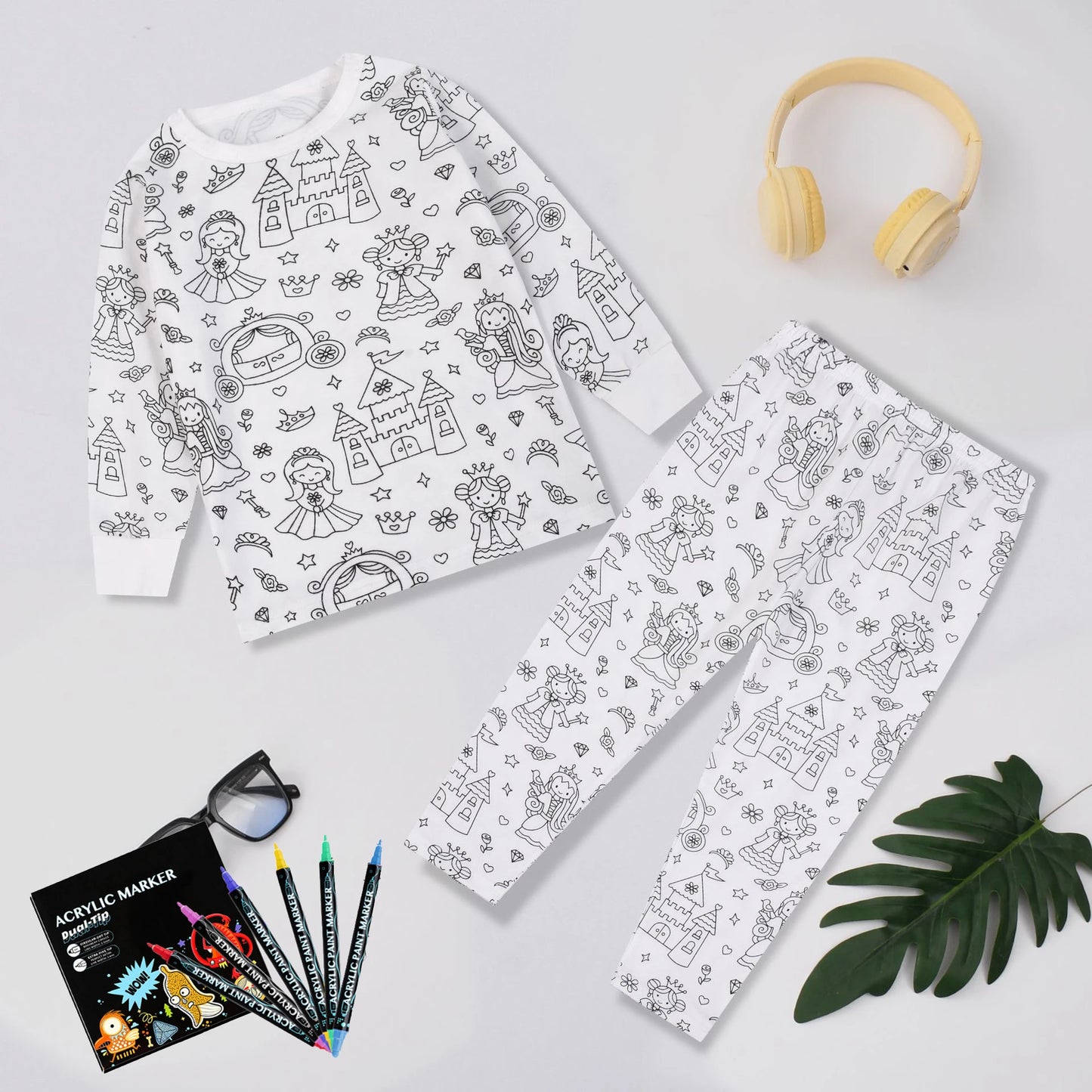 DreamDoodle – DIY Colorable Kids Pajama Set