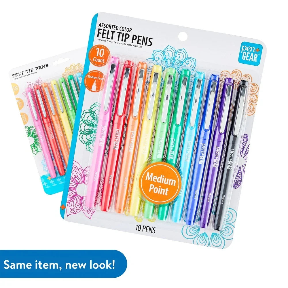 ColorVerve – Assorted Medium Tip Felt Marker Set