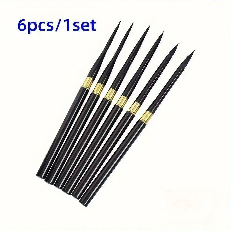 TravelArt – 6-Piece Portable Watercolor Brush Set