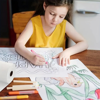DrawFlow – White Drawing Paper Roll