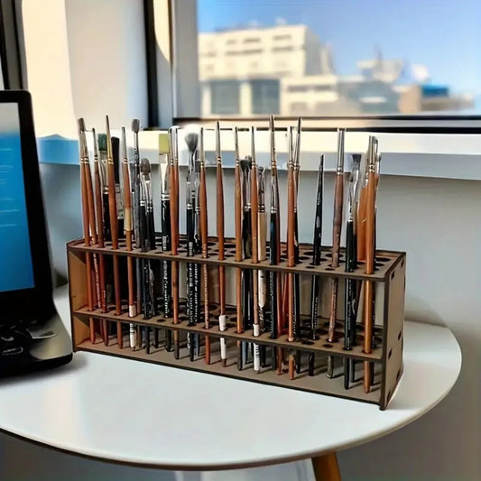 BrushNest – Wooden Brush Organizer