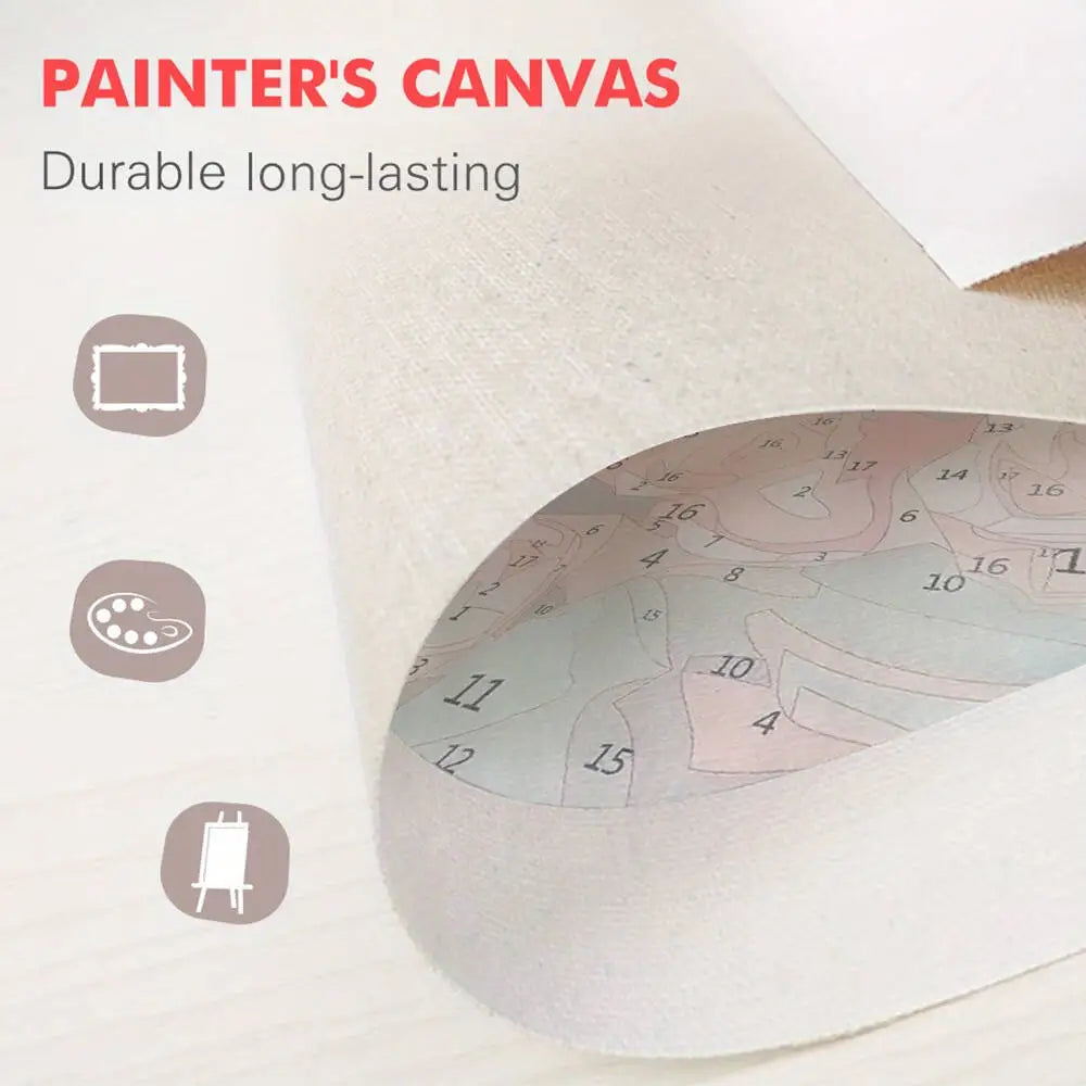 ArteLune – Floral Digital Paint by Number Kit