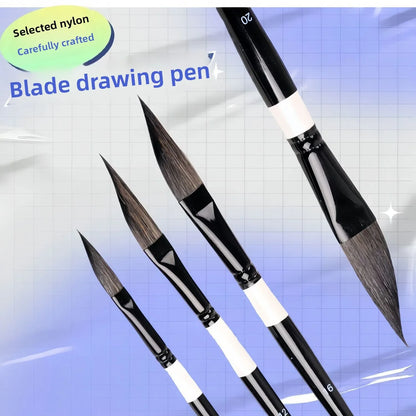 AquaBlade – Knife-Shaped Watercolor Brush Set