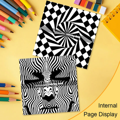 DepthHue – Stereoscopic Pattern Adult Coloring Book