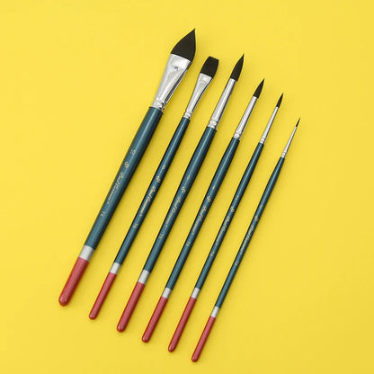 BrushMaster – Mixed Hair Art Brush Set for Beginners