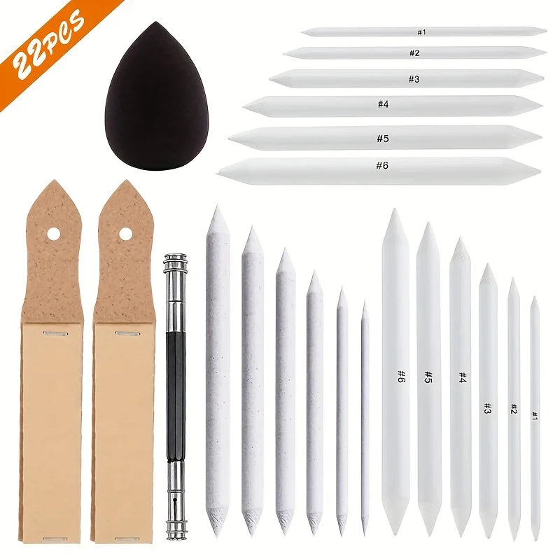 ShadeMaster – 22 Piece Blending Stump Set