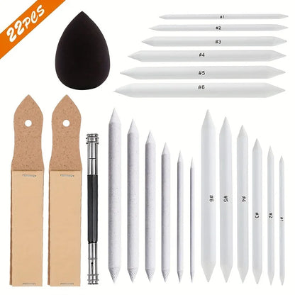 ShadeMaster – 22 Piece Blending Stump Set