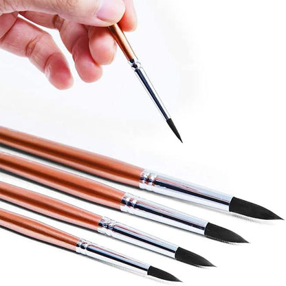 BrushCraft – 8-Piece Nylon Hair Painting Brush Set