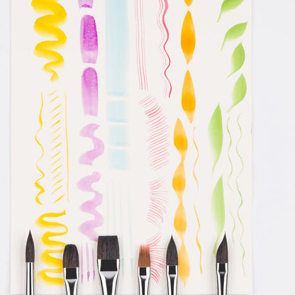 MiniPaint – Mini Watercolor Brush Set with Pouch