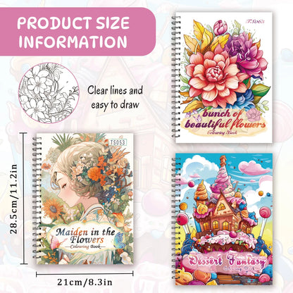 ColorDelight – 3-Piece Women’s Leisure Coloring Book Set