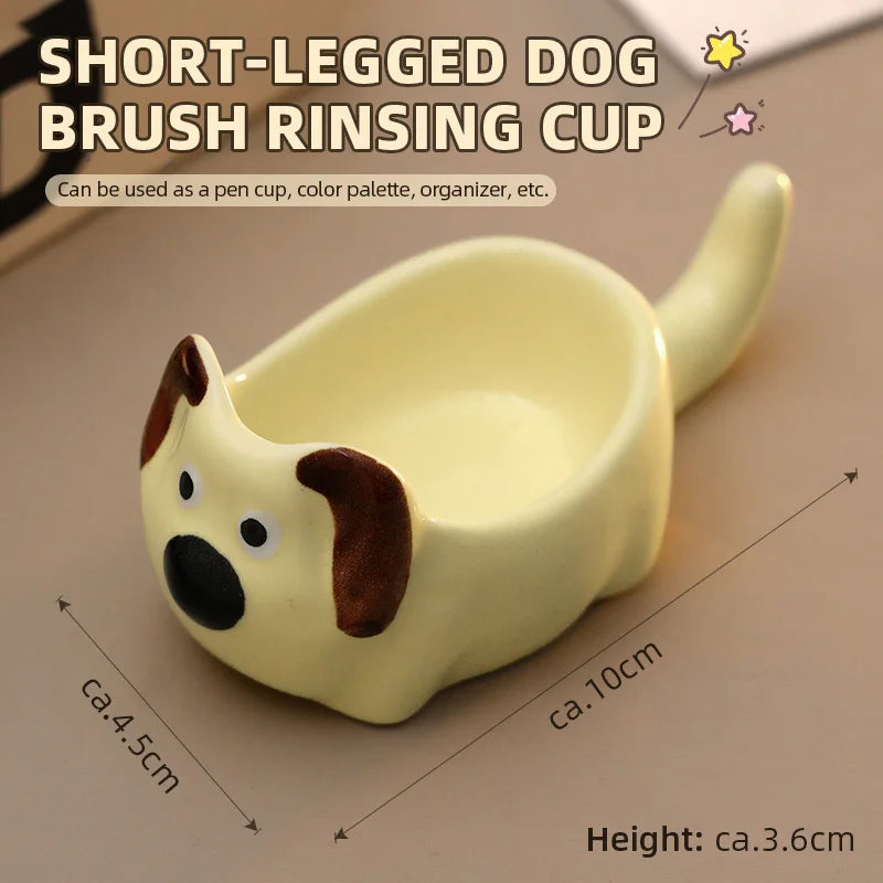 BrushBuddy – Cute Acrylic Brush Cleaning Holder