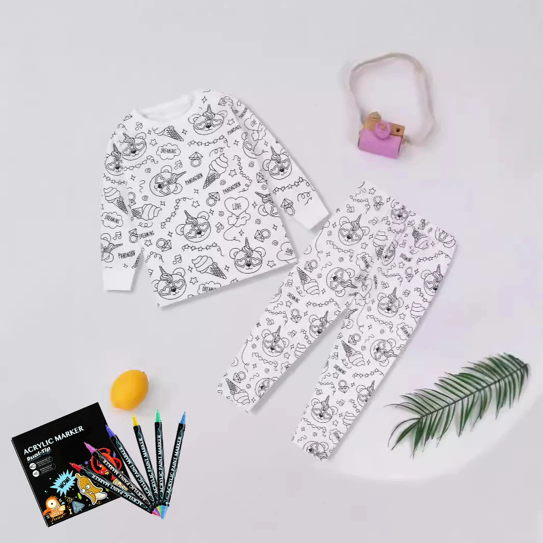 DreamDoodle – DIY Colorable Kids Pajama Set