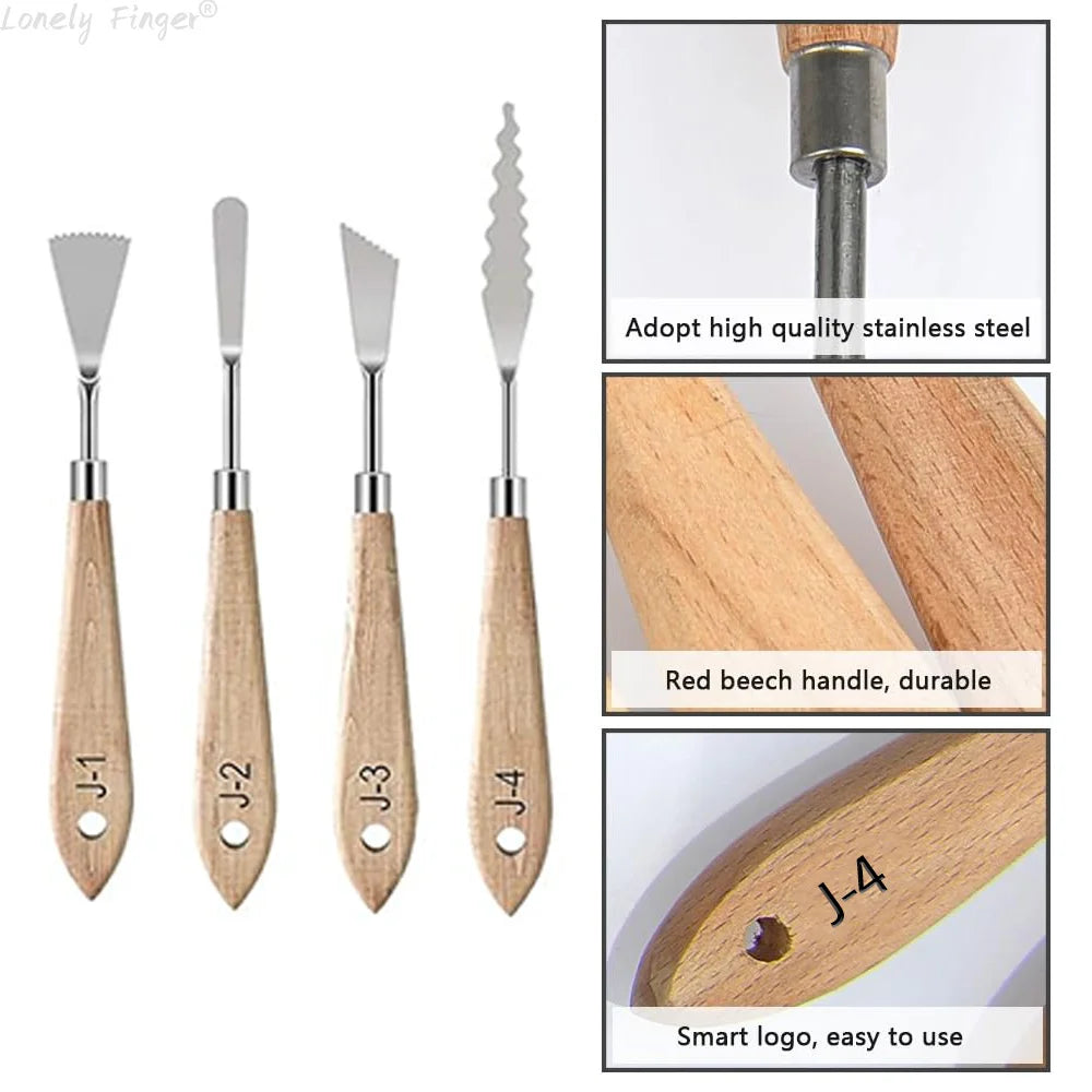 Chromara – Stainless Steel Palette Knife Collection