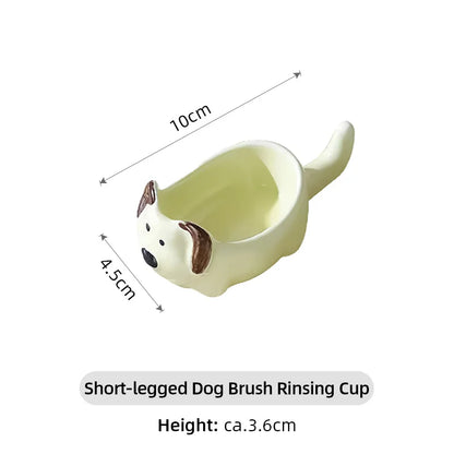 BrushBuddy – Cute Acrylic Brush Cleaning Holder
