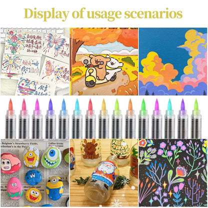 ColorFlow – Dual-Tip Acrylic Paint Markers