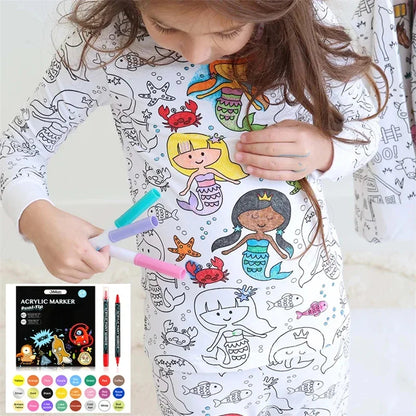 DreamDoodle – DIY Colorable Kids Pajama Set