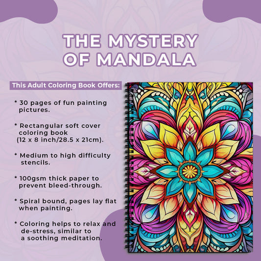 Mandela Adult Painting Book